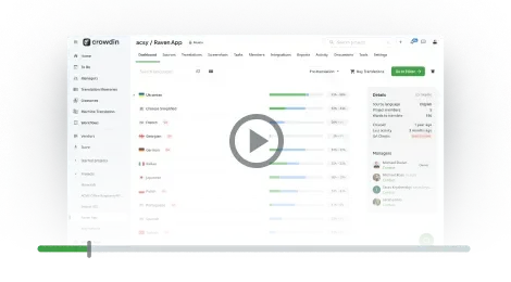 Crowdin Demo Recording